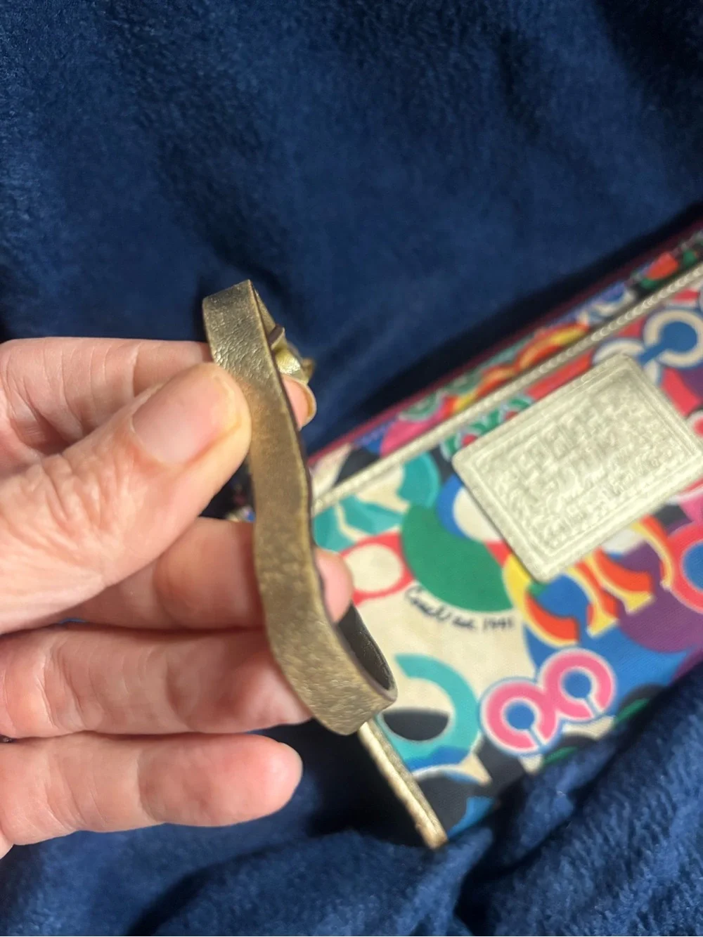 Coach Multicolor Poppy Wristlet